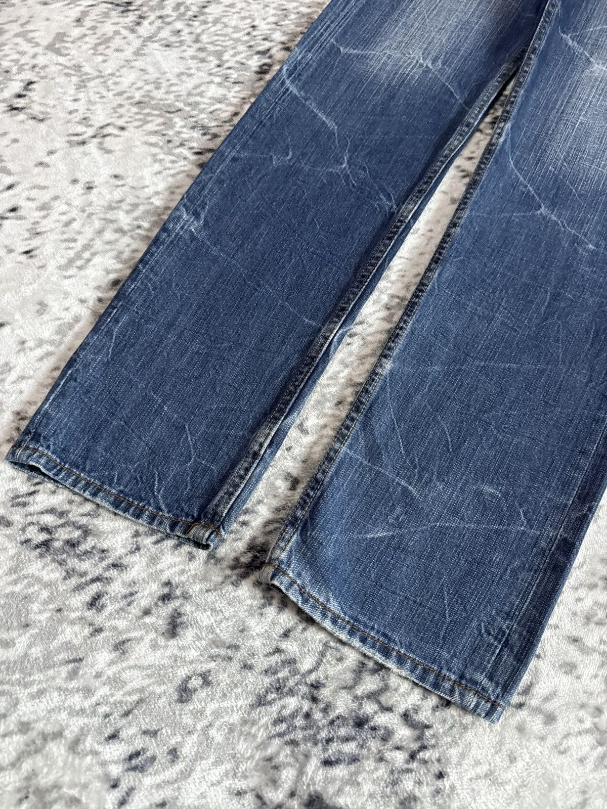 Japanese Brand Japanese Brand Sirmione Embroidery Goth Wings Y2K Jeans Size 29" - 9 Thumbnail