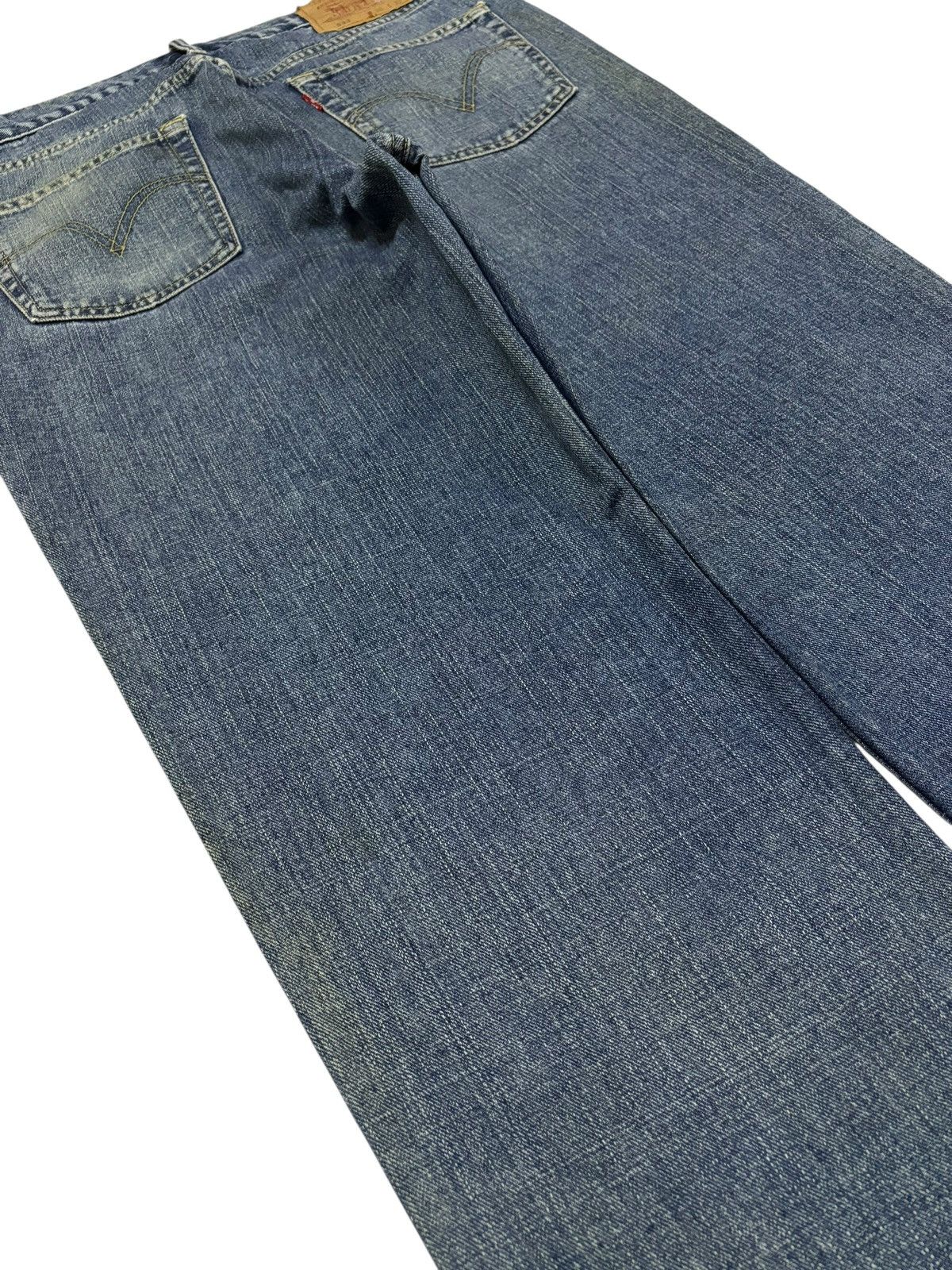 Levi's Vtg 90s Levis 533 Distressed Jeans Size US 34 / EU 50 - 7 Thumbnail