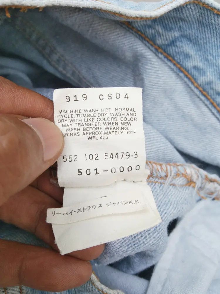 Levi's × Vintage 90s Vintage Levis 501 Made In USA Light Wash Jeans 28x32 Size US 28 / EU 44 - 8 Thumbnail