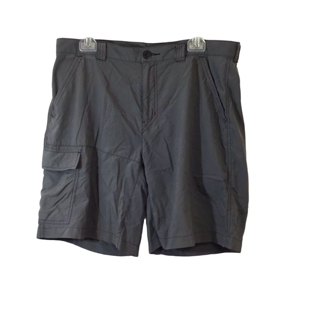 Short Columbia Homme Taille 36, Kaki, Cargo, Plat, Léger Pour Randonnée - Occasion Très Bon état