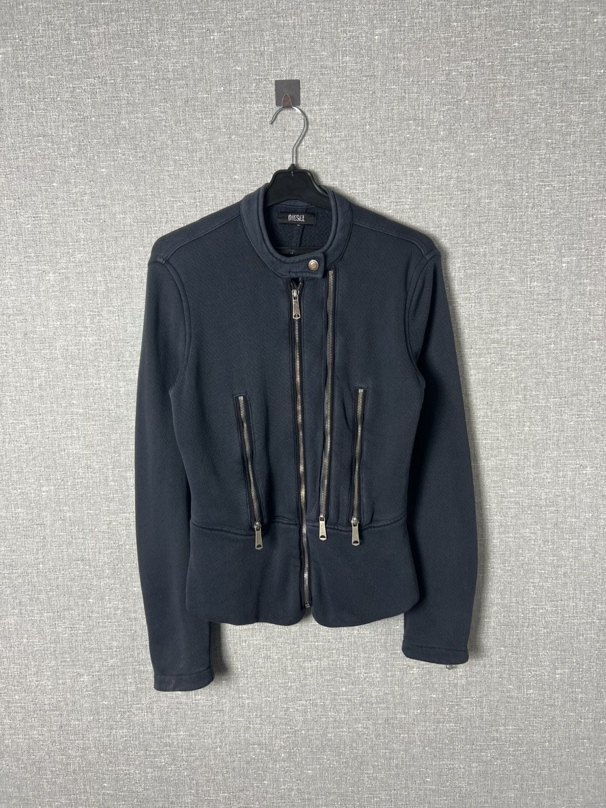 Diesel Vintage Diesel Multi Zipper Woomens Moto Style Racing Jacket Size S / US 4 / IT 40 - 1 Thumbnail