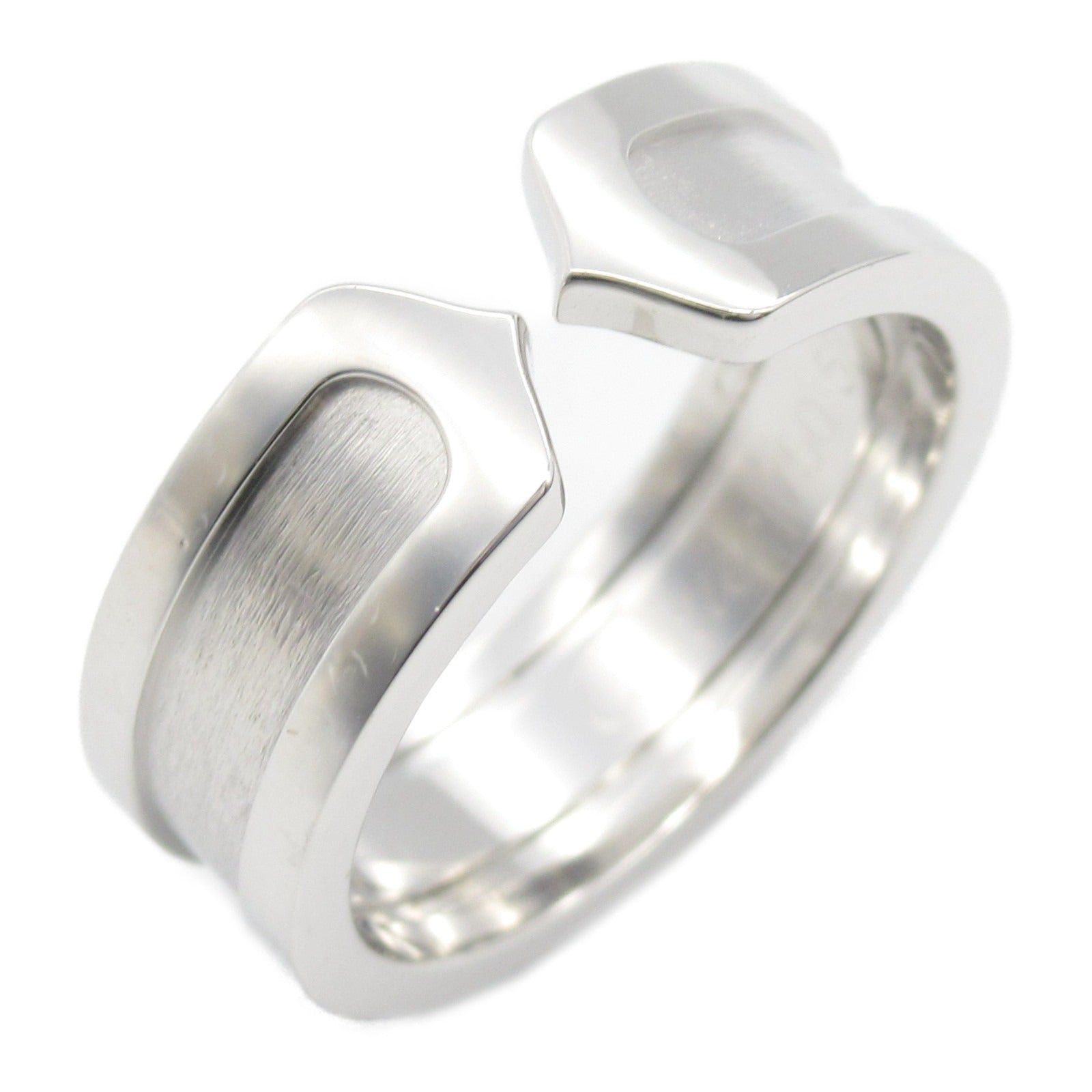 Cartier Cartier C2 Small Ring K18Wg (White Gold) Silver Size ONE SIZE - 1 Thumbnail
