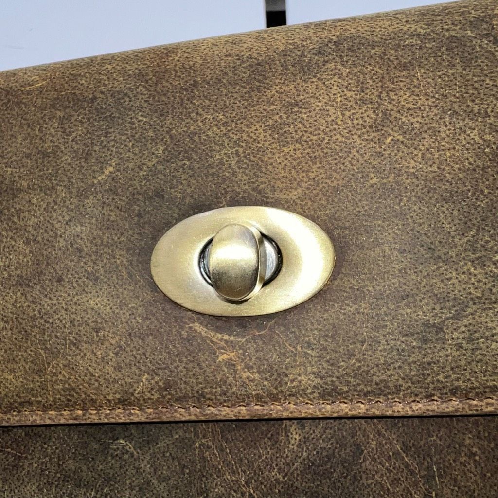 Other Myra Bag Leather Wallet RFID Safe with Distressed Look and Kisslock Size ONE SIZE - 10 Thumbnail