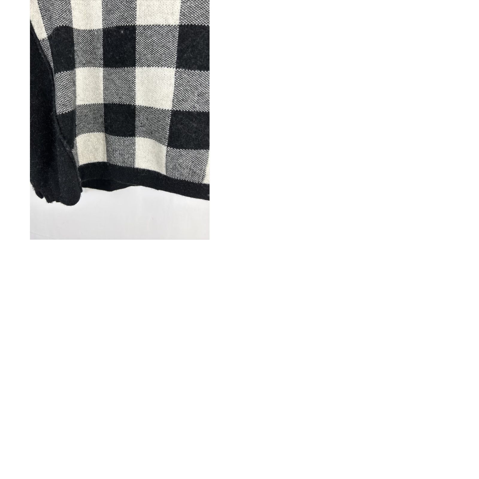 J. Jill J Jill Womens Medium Black White Plaid Pullover Sweater Casual Cotton Wool Nylon Knit M Black Women's Sweater 90s? Size M / US 6-8 / IT 42-44 - 11 Thumbnail