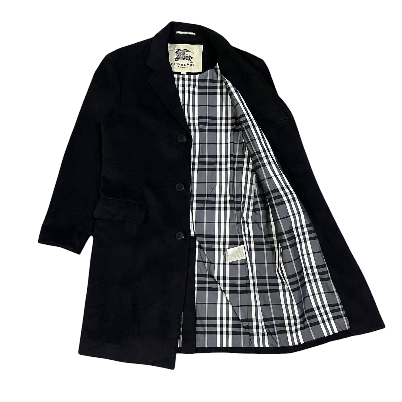 Burberry Burberry London Nova Check Cahsmere Wool Overcoat Size US M / EU 48-50 / 2 - 1 Thumbnail