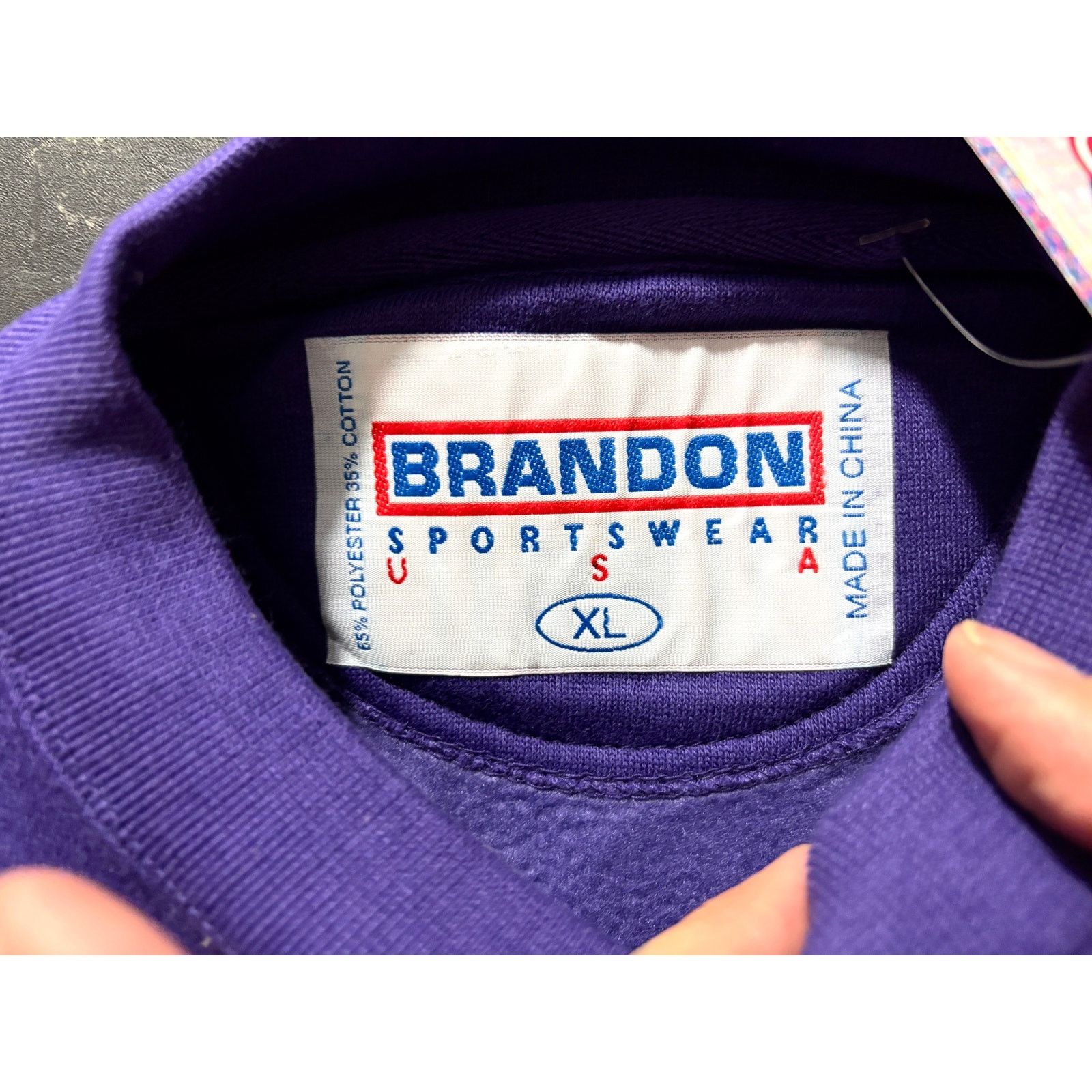 Vintage Vintage 90s Phoenix Suns Pullover Sweatshirt XL Deadstock Size US XL / EU 56 / 4 - 3 Thumbnail