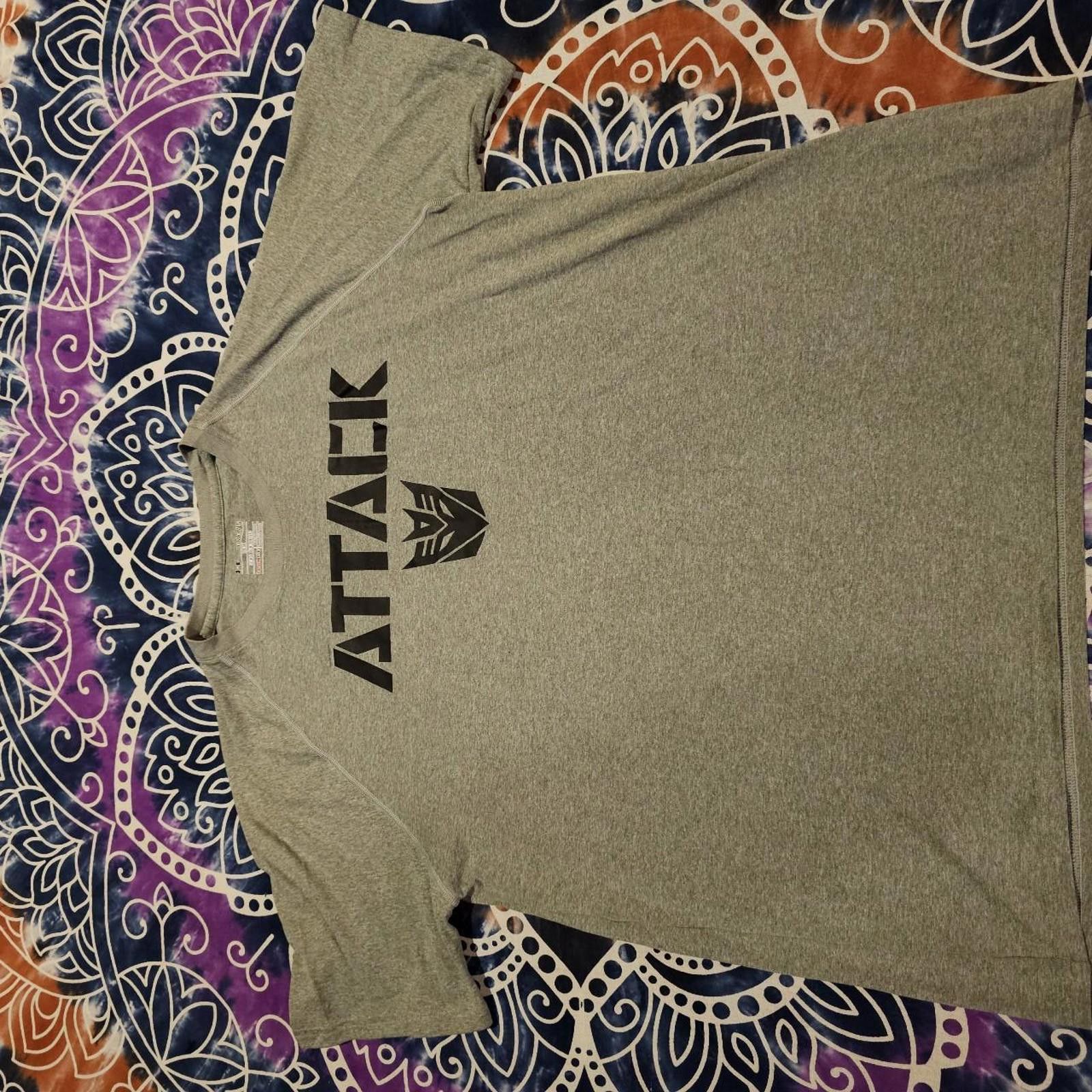 Under Armour Under Armour Men's Black and Grey Transformer T-shirt Size US L / EU 52-54 / 3 - 2 Thumbnail