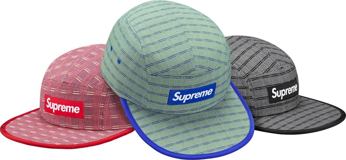 Supreme RARE: S/S 2016 Supreme Nepal Woven Fitted Camp Cap "Red" Size ONE SIZE - 7 Thumbnail