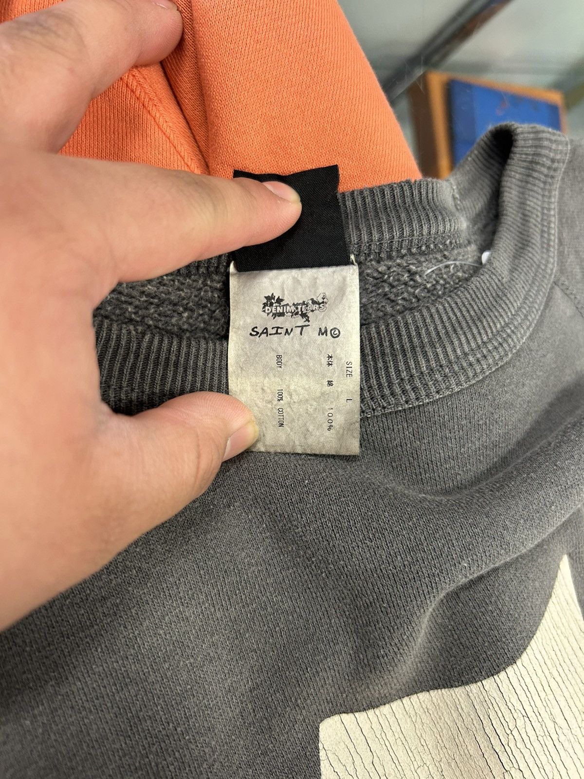 Saint Michael Saint Michael x Denim Tears HELL Crewneck Size US L / EU 52-54 / 3 - 5 Thumbnail