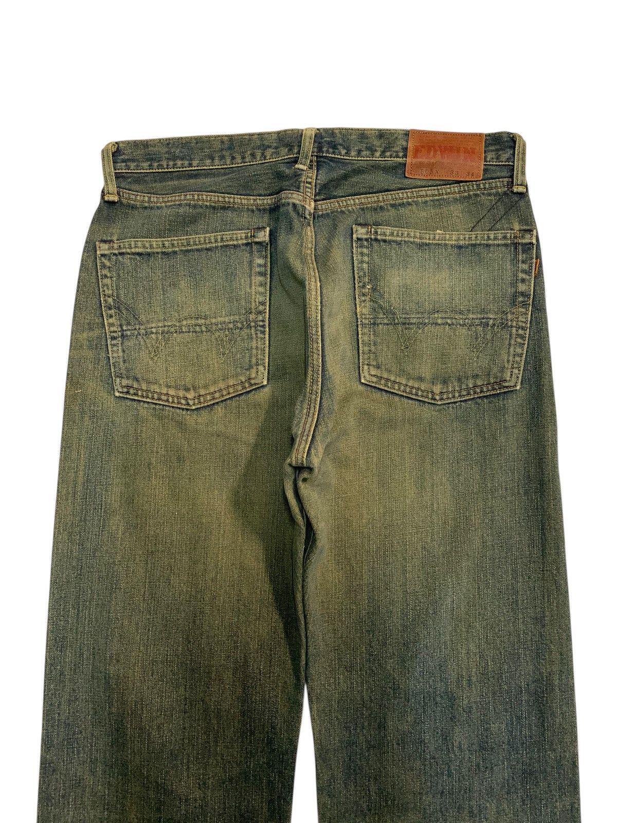 Kapital VINTAGE EDWIN 505X SELVEDGE RUSTY MUDWASH DISTRESSED DENIM Size US 33 - 9 Thumbnail