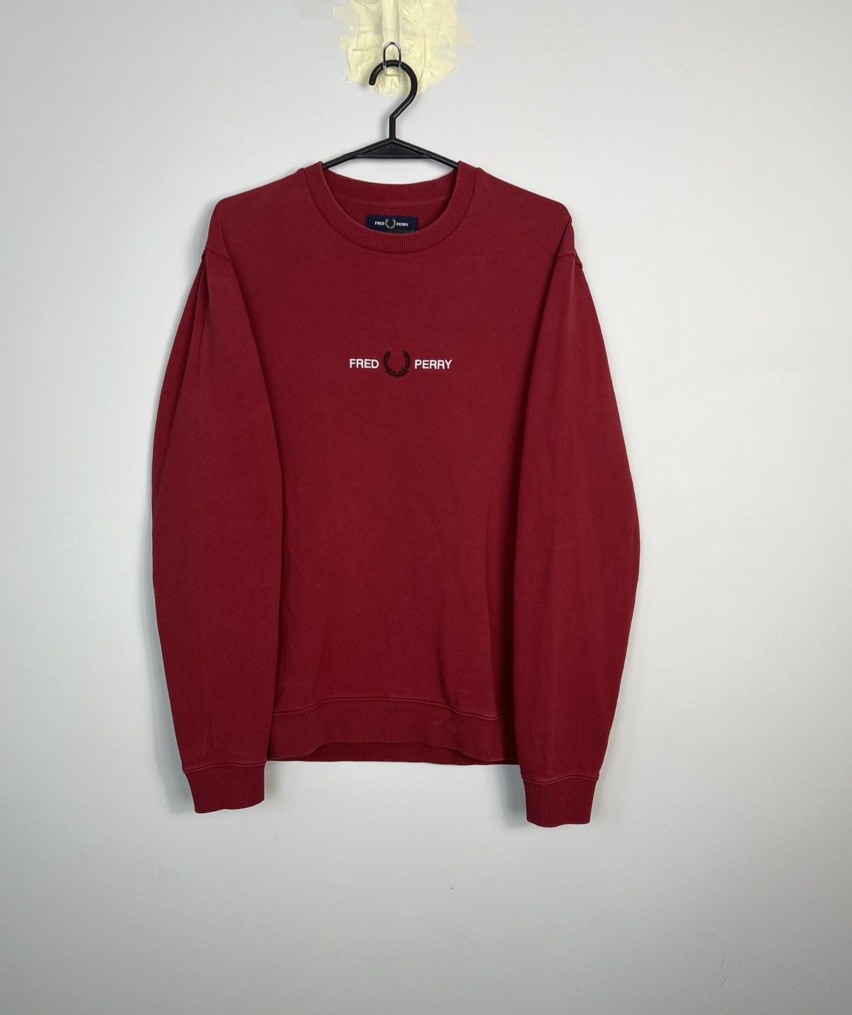 Fred Perry Sweatshirt Fred Perry Big Logo 100% Cotton Size US S / EU 44-46 / 1 - 1 Thumbnail