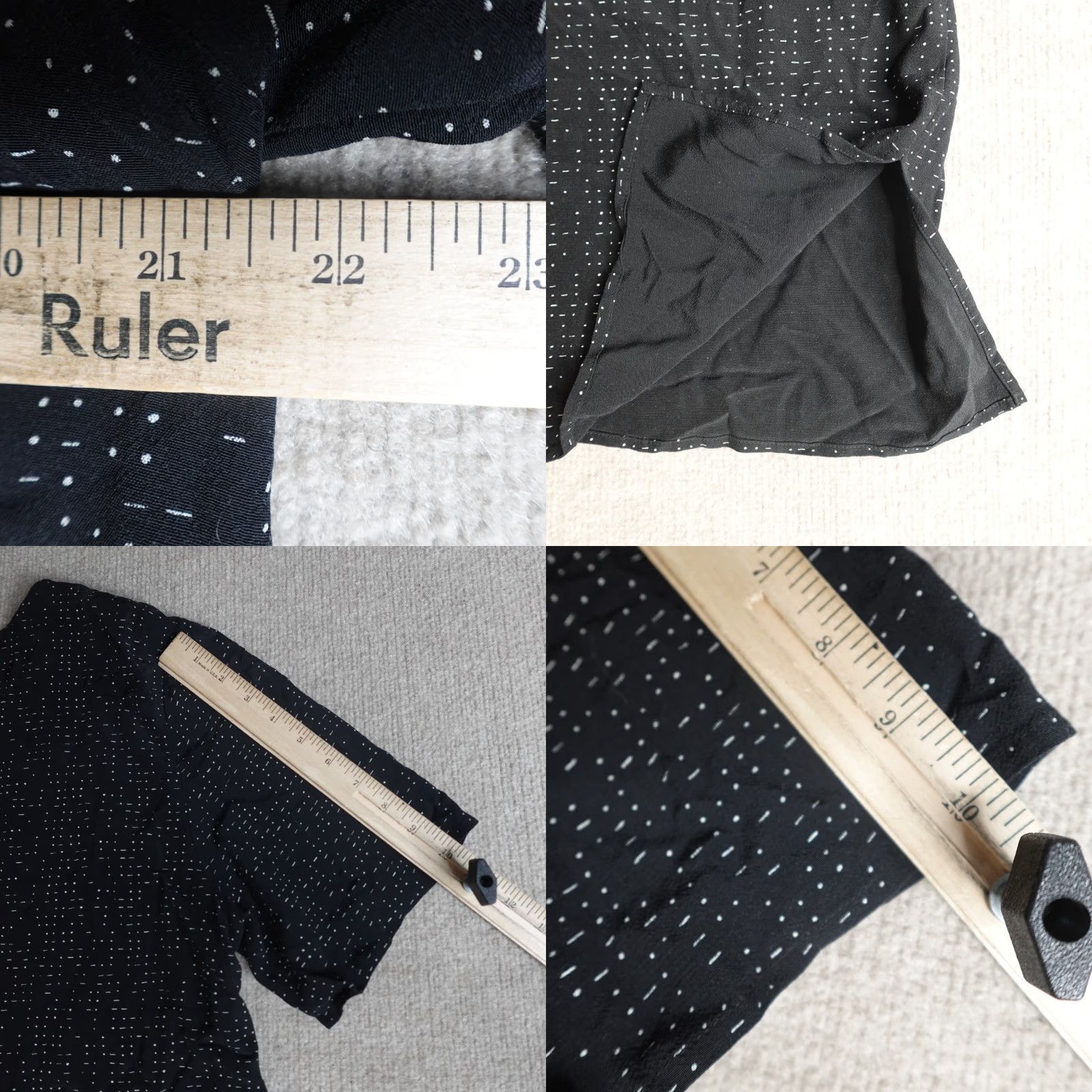 Eileen Fisher Eileen Fisher Womens Top Black Short Sleeve Blouse Tencel Viscose 16 Casual Relaxed Regular Ladies Shirt Size XXL / US 16-18 / IT 52-54 - 8 Thumbnail