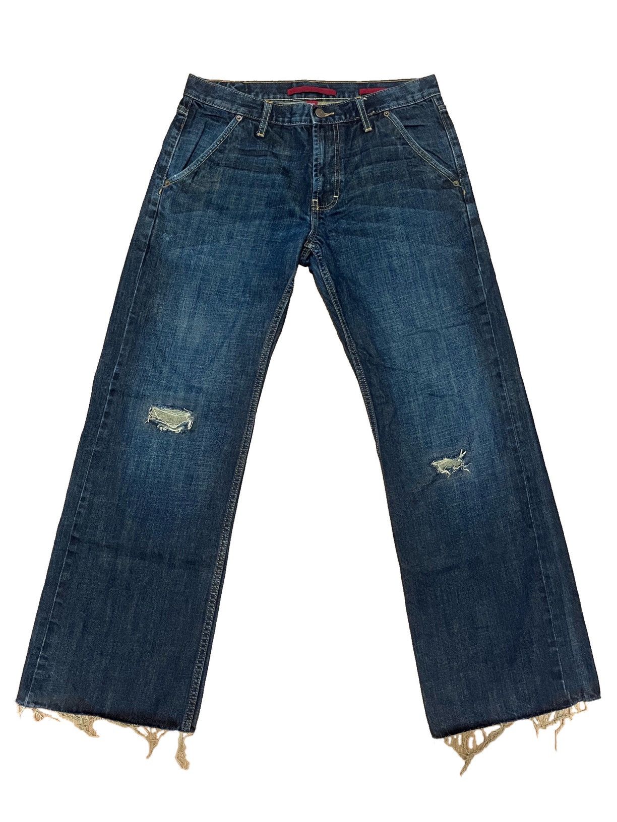 Diesel Diesel x Balenciaga Inspired Wide-Leg Bootcut Y2K Jeans Size US 33 - 1 Thumbnail