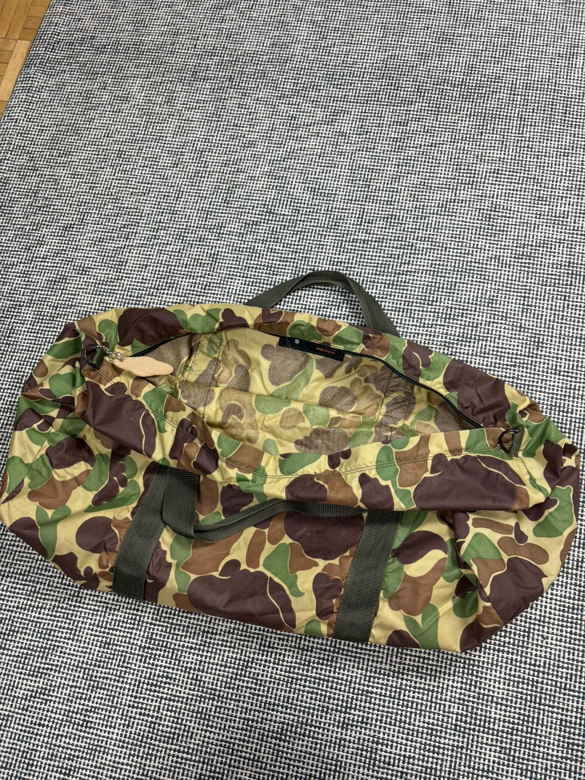 Eastpak vintage made in usa eastpak made in usa frog camo duffle bag Size ONE SIZE - 2 Thumbnail