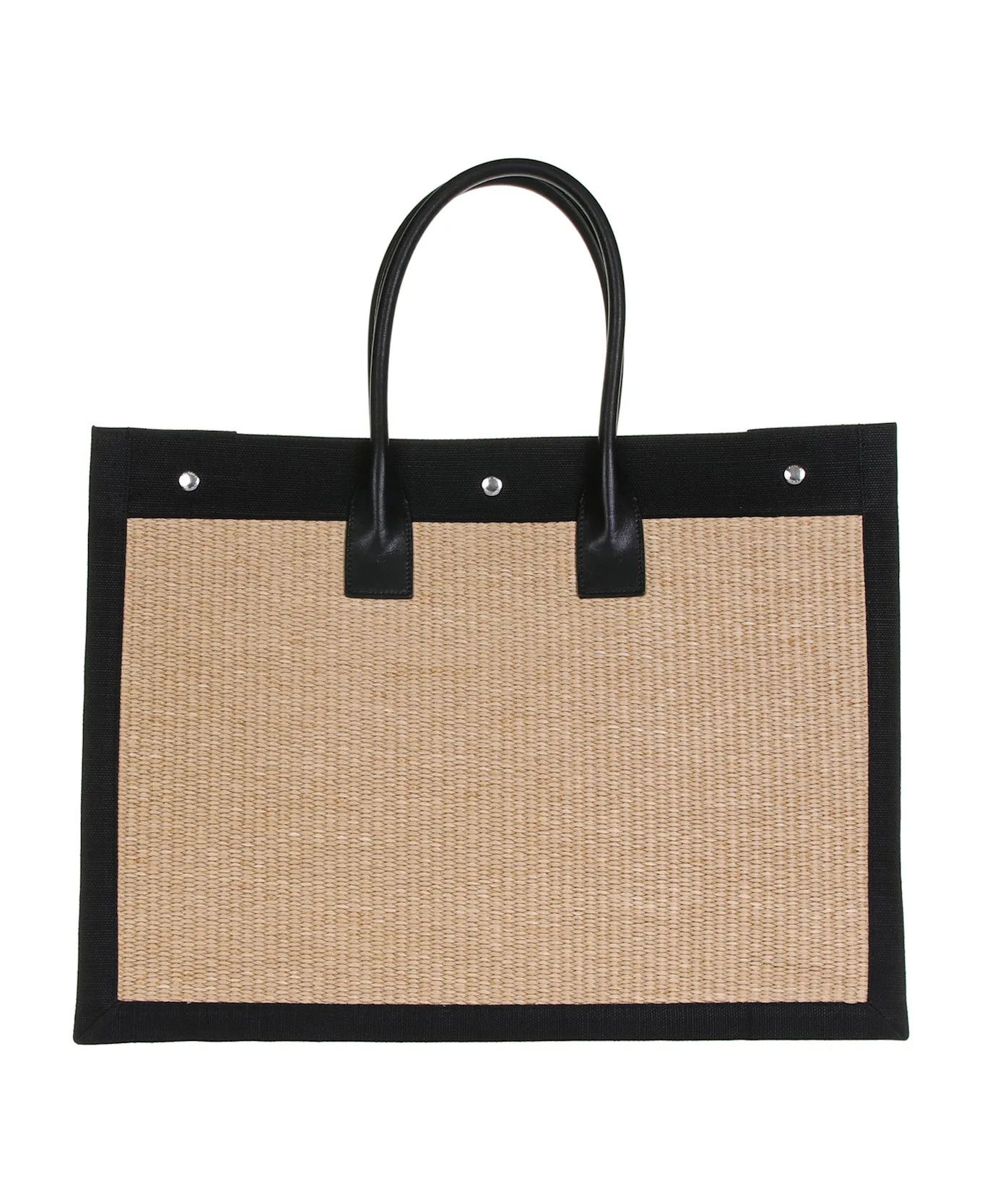 Saint Laurent Paris o1bcso1str0326 Size: OS/Rive G Tote Raffia in Beige Size ONE SIZE - 2 Thumbnail