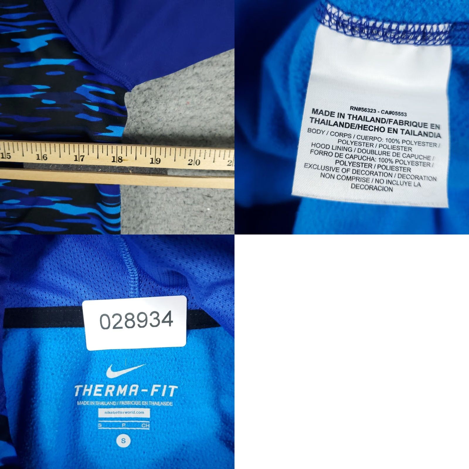 Nike Nike Sweater Womens Small Blue Swoosh Pullover Hoodie Sweatshirt Ladies Size S / US 4 / IT 40 - 8 Thumbnail