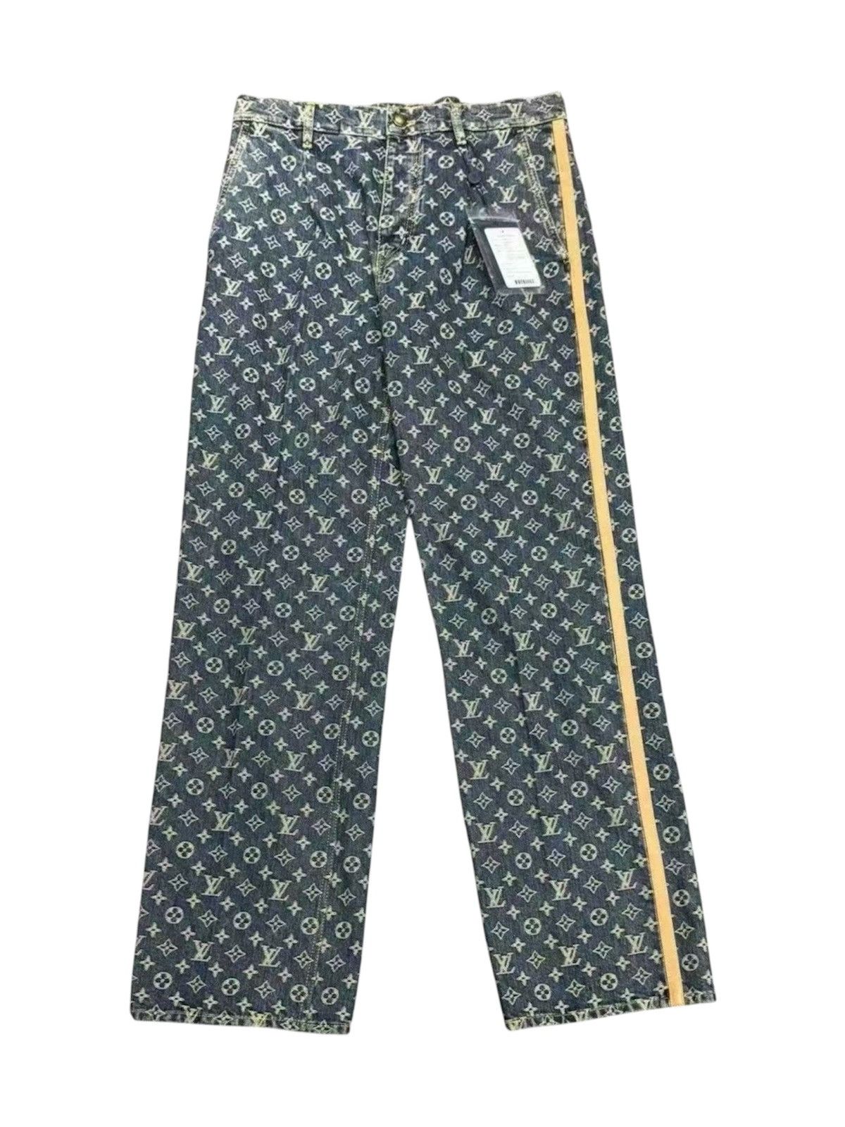 Louis Vuitton Louis Vuitton 33 Monogram Tailored Denim Jeans Pants Size US 33 - 2 Thumbnail