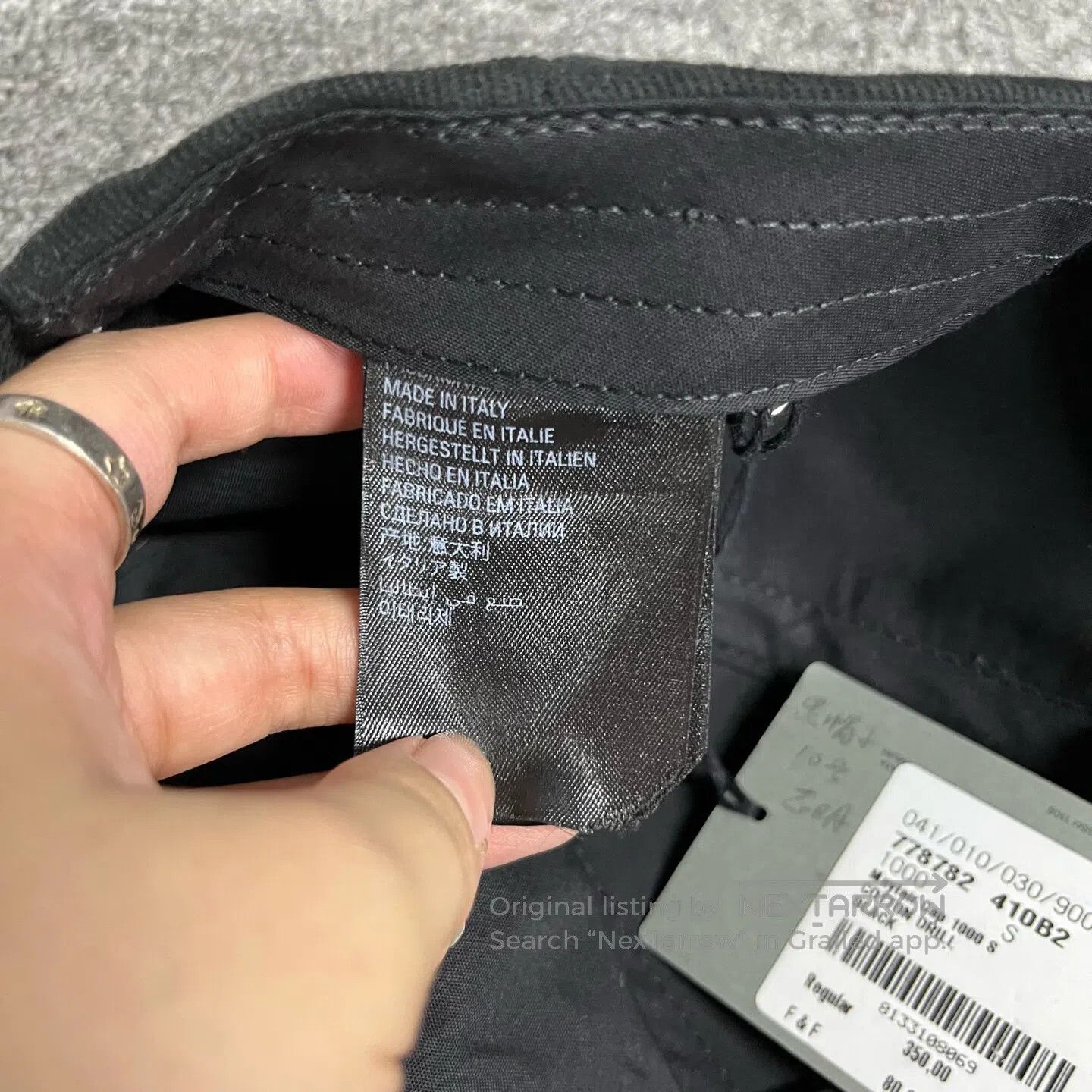 Balenciaga Balenciaga size L Alphabet-shaped baseball cap with a duckb Size ONE SIZE - 4 Thumbnail