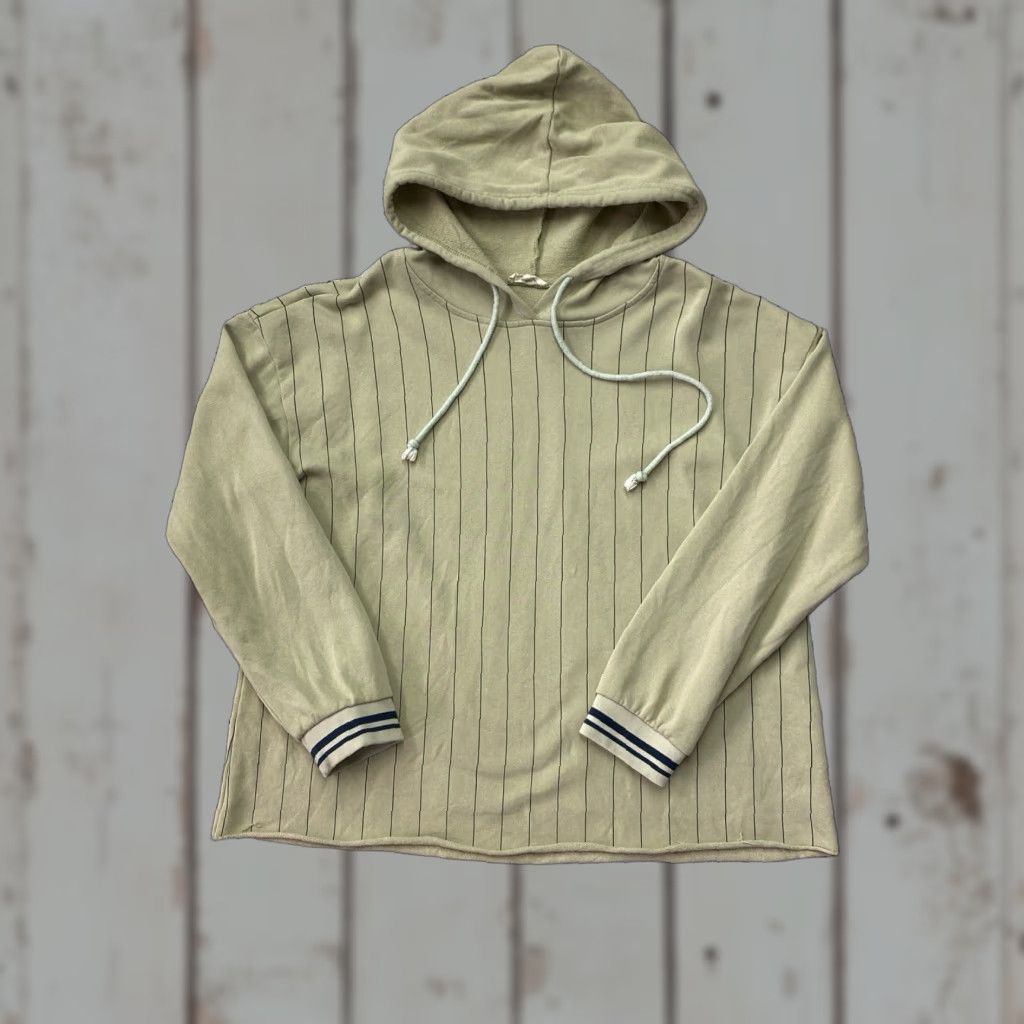 Vintage Easel Los Angeles Beige Striped Hoodie Medium Hoodie Tunic Womens M Beige Striped Boho Casual Hooded Size M / US 6-8 / IT 42-44 - 1 Thumbnail