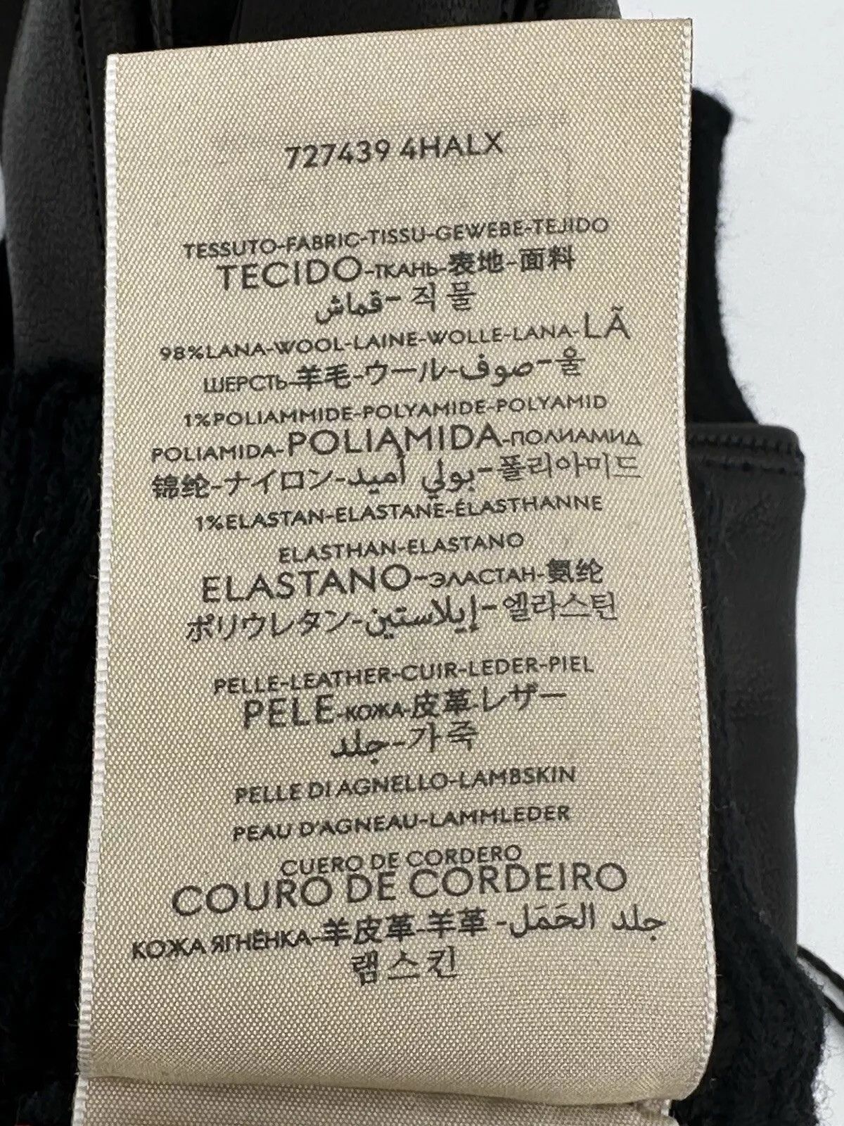 Gucci New Gucci Glover Size-10-L black Leather Size ONE SIZE - 9 Thumbnail