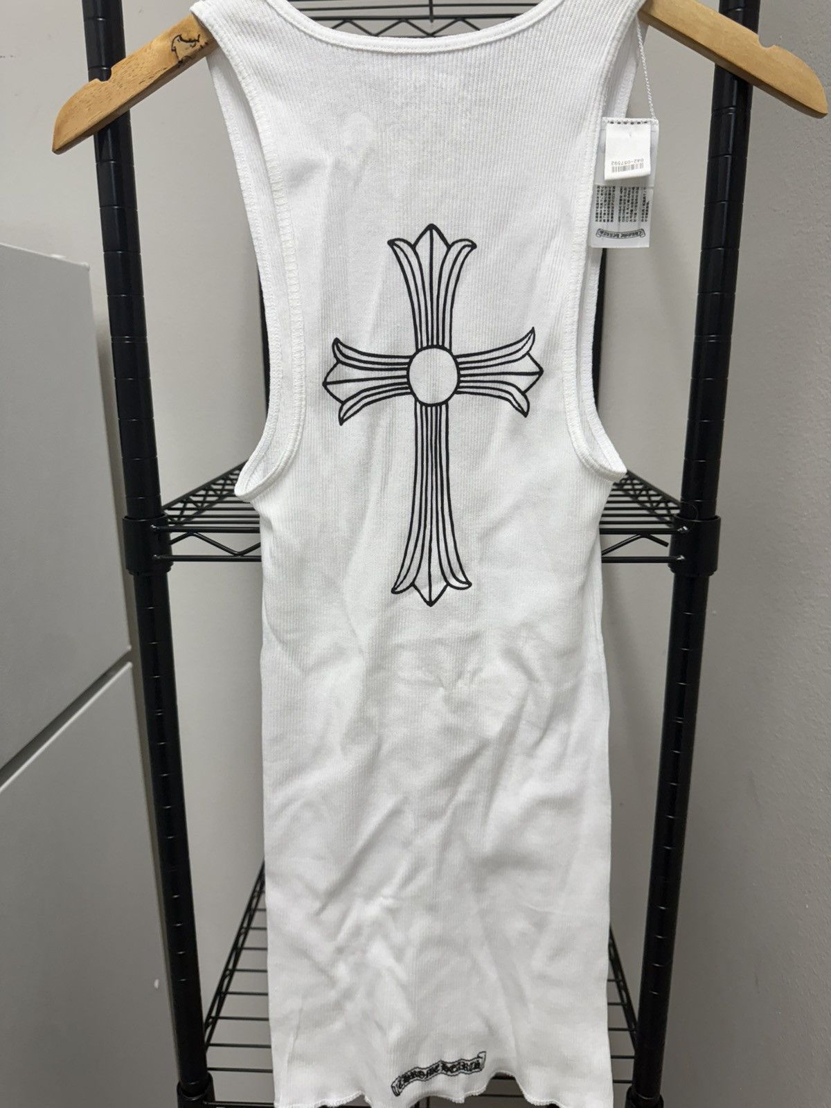 Chrome Hearts Chrome Hearts T-bar logo ribbed tank Size US M / EU 48-50 / 2 - 1 Thumbnail