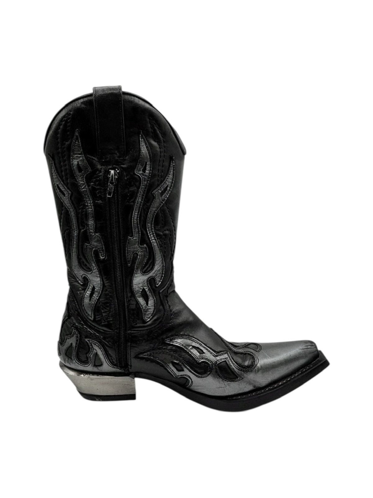 New Rock Vintage New Rock grey flame cowboy boots Size 41 Size US 11 / IT 41 - 8 Thumbnail