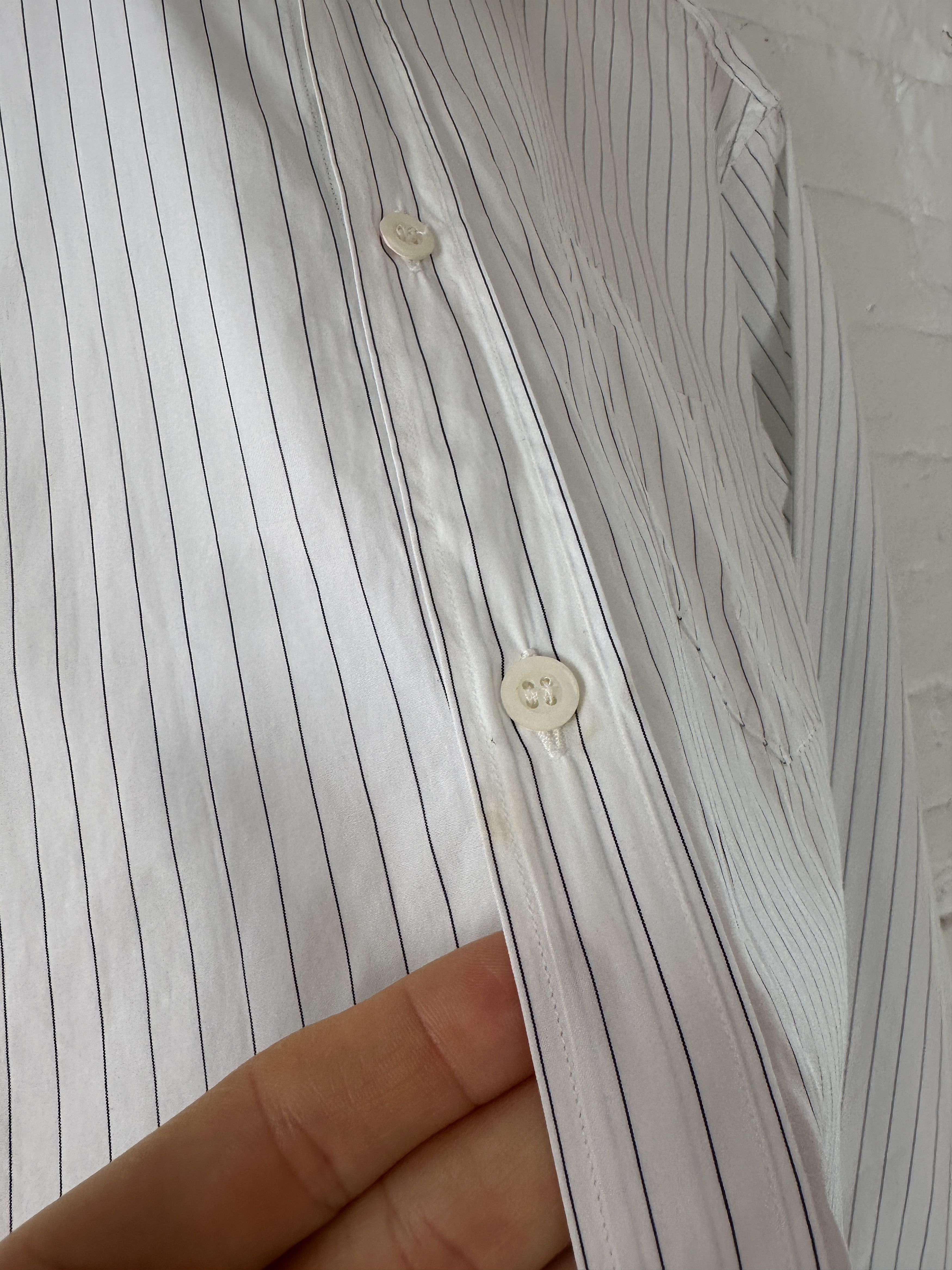 Dries Van Noten Dries Van Noten Striped Button Up Shirt Size US M / EU 48-50 / 2 - 3 Thumbnail