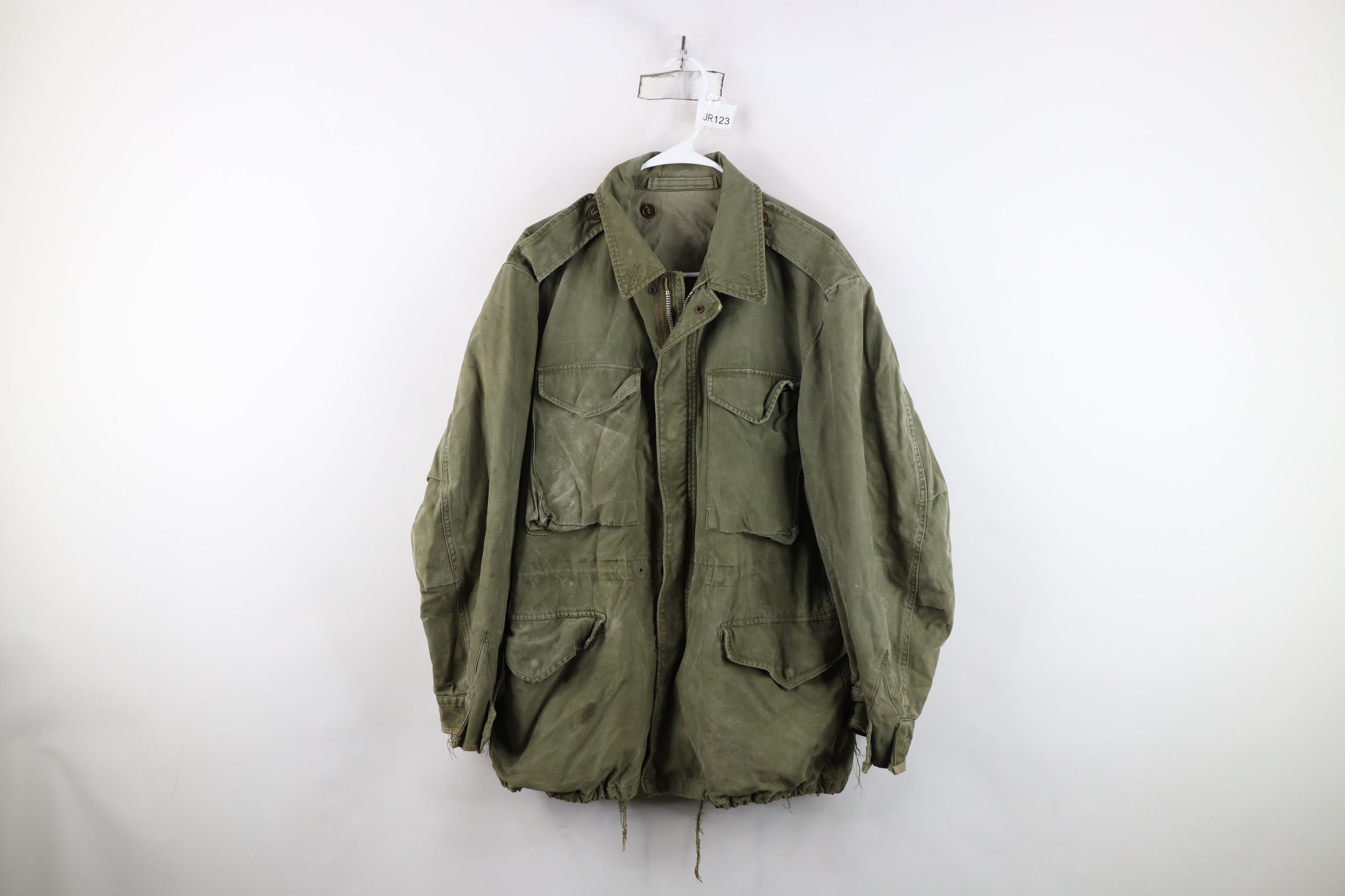 Vintage Vintage 50s Korean War M-1951 Field Jacket Green Shell USA Size US M / EU 48-50 / 2 - 1 Thumbnail