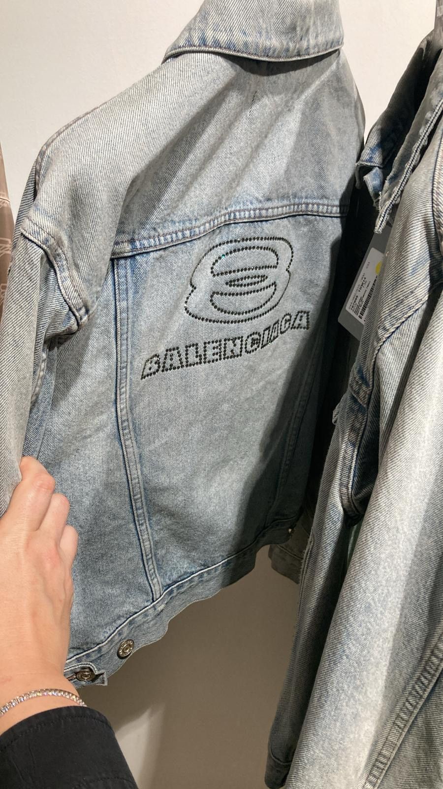 Balenciaga Unity Sports Denim Shrunk Jacket