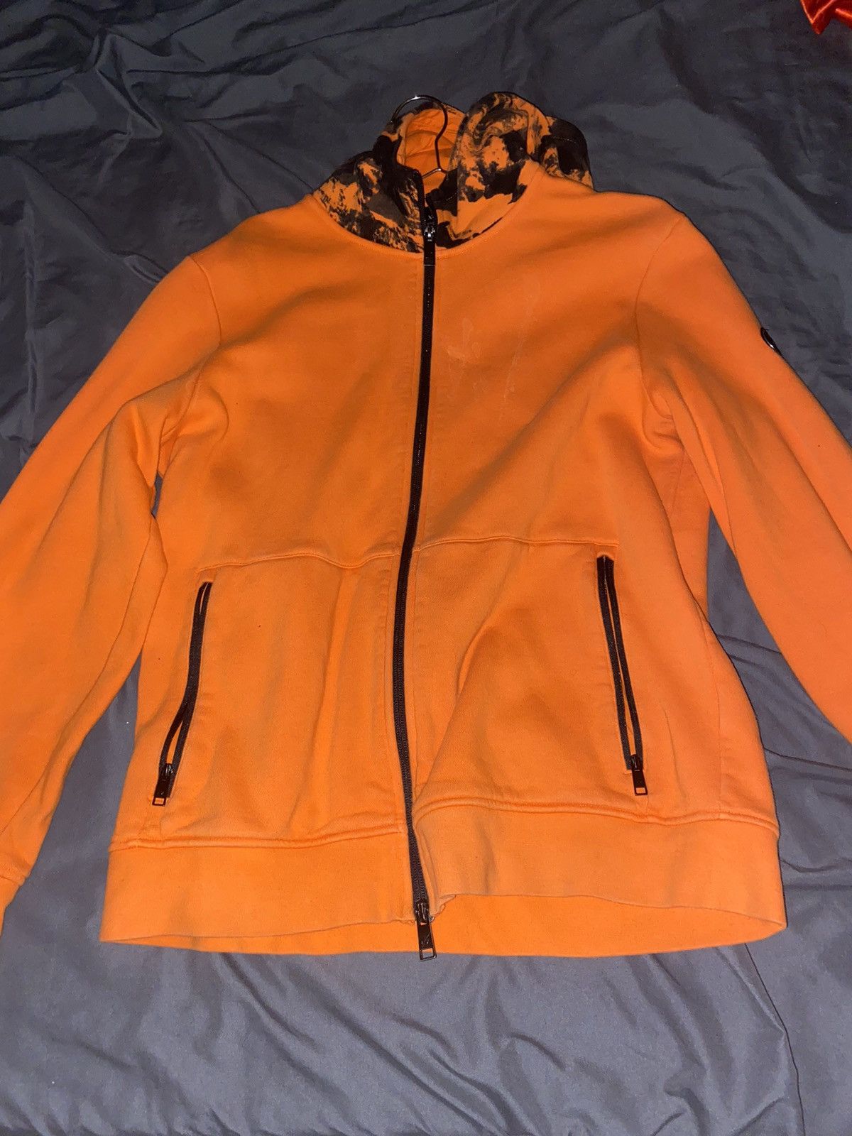 Armani exchange hoodie orange clearance