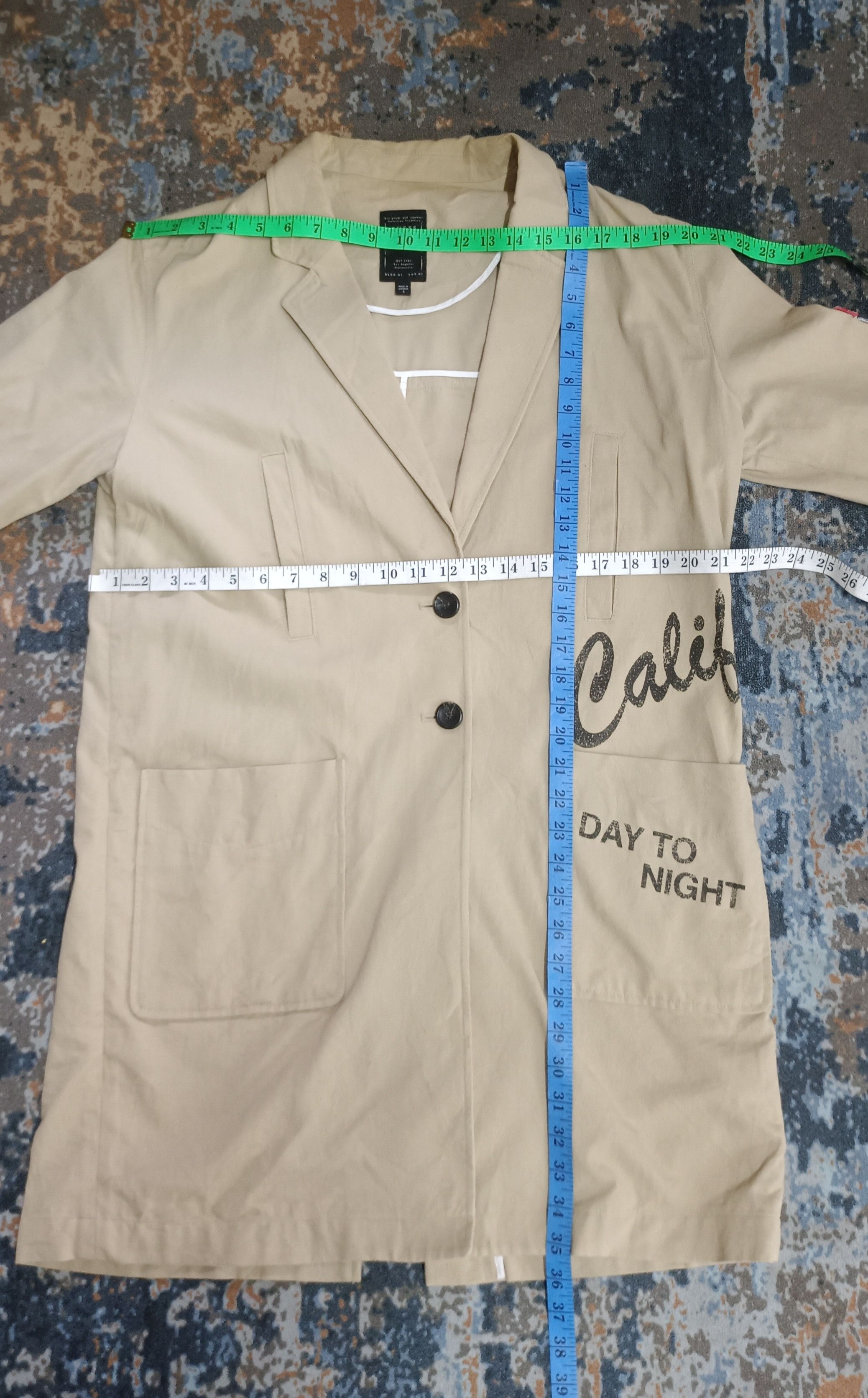 Guess Guess American Denim Trench Coat Size L / US 10 / IT 46 - 10 Thumbnail