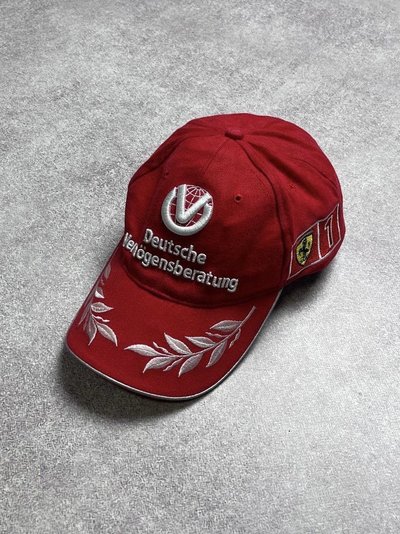 Other VINTAGE FERARRI SCHUMACHER F-1 RACING Y2K CAP OS Size ONE SIZE - 1 Thumbnail