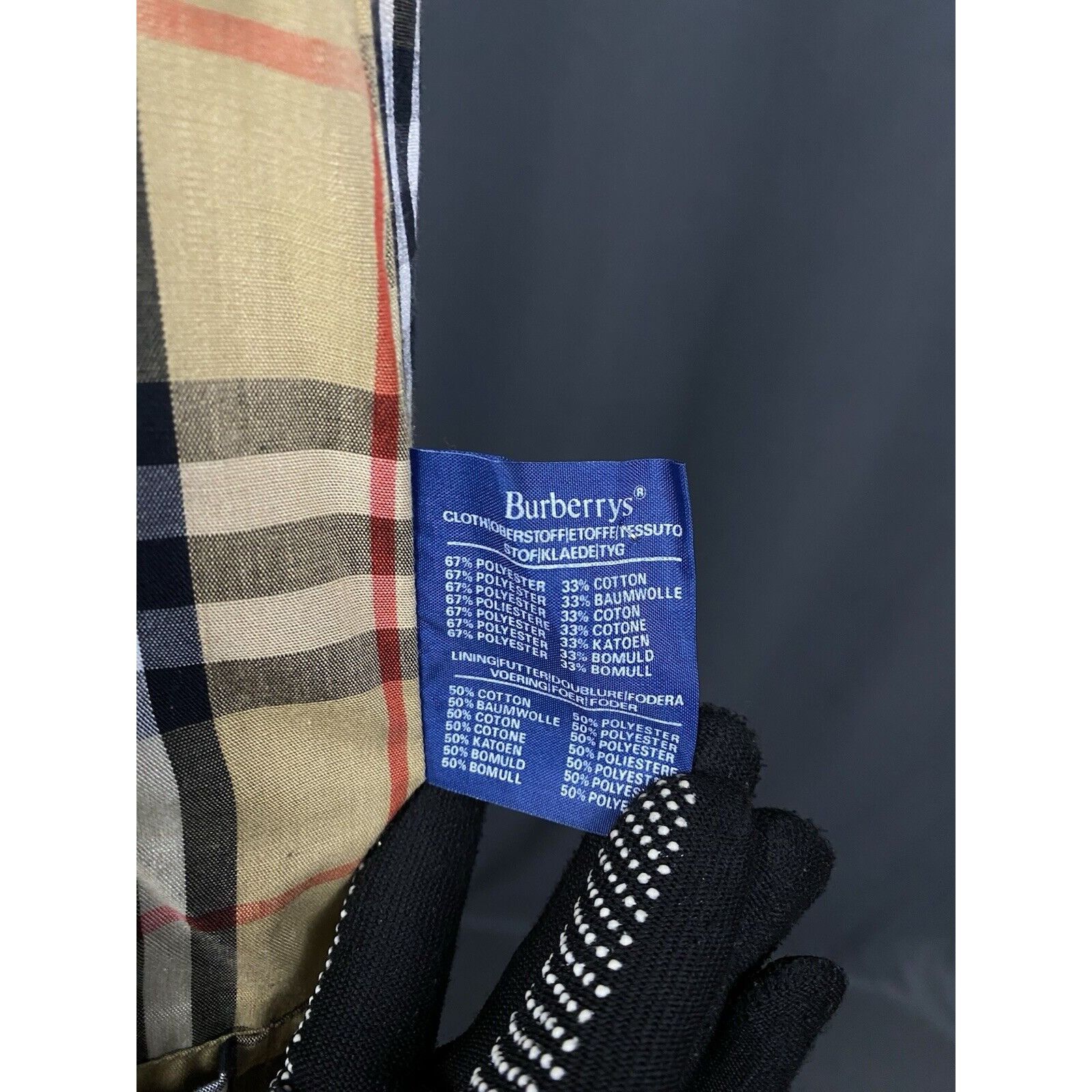 Burberry Burberry Nova Check Lining Men's Beige Trench Long Coat Size Size US M / EU 48-50 / 2 - 14 Thumbnail