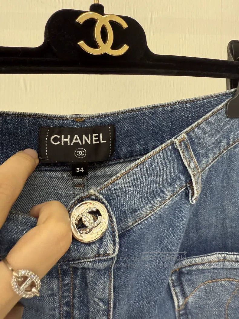 Chanel Chanel 24P Love Pocket Double C Jeans Size 42" / US 20 - 3 Thumbnail