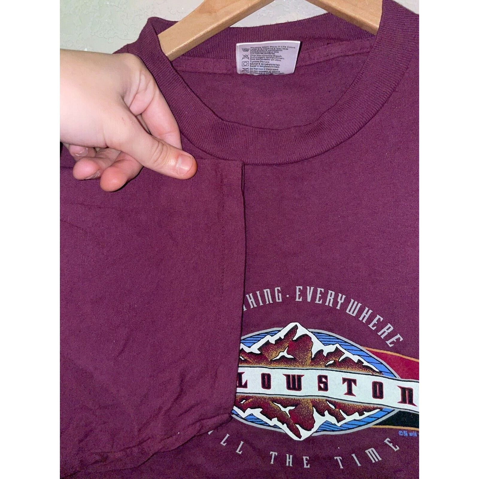 Vintage Vintage Yellowstone Shirt Everything All Time Tee VTG 90s XL Size US XL / EU 56 / 4 - 6 Thumbnail