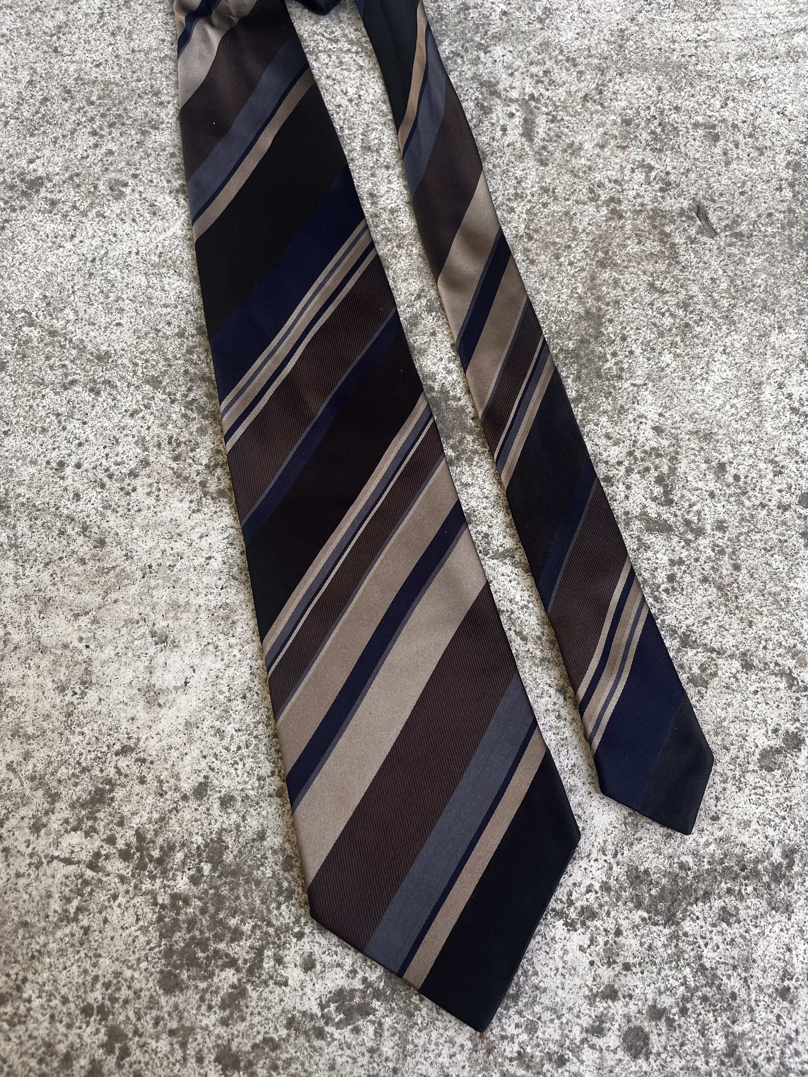 Dolce & Gabbana Dolce & Gabbana Vintage Striped Silk Tie Size ONE SIZE - 1 Thumbnail