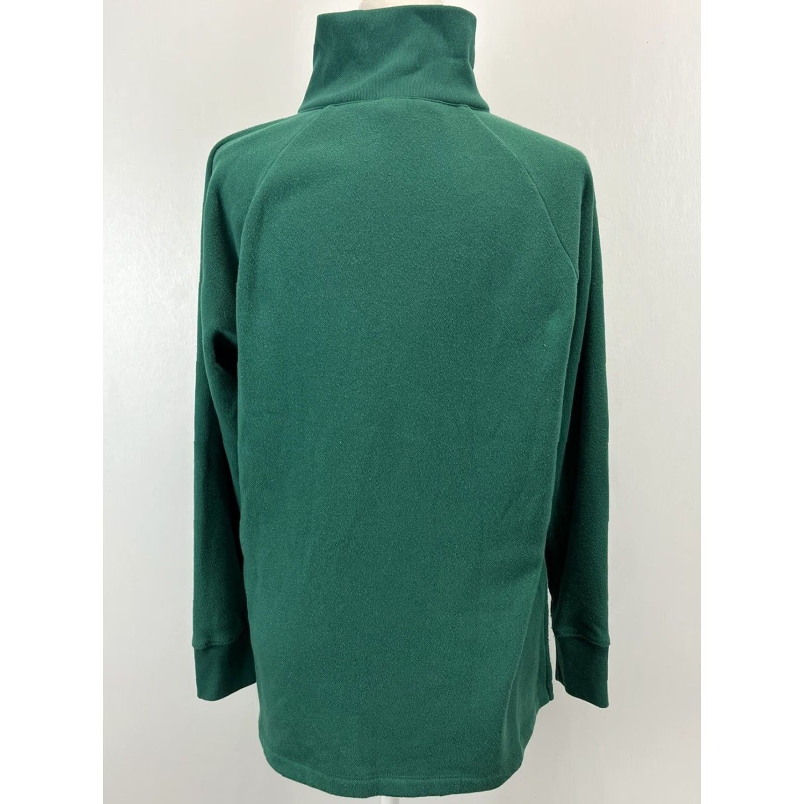 J.Crew J. Crew Green Long Sleeve Tunic Sweatshirt Women's Small Size S / US 4 / IT 40 - 3 Thumbnail