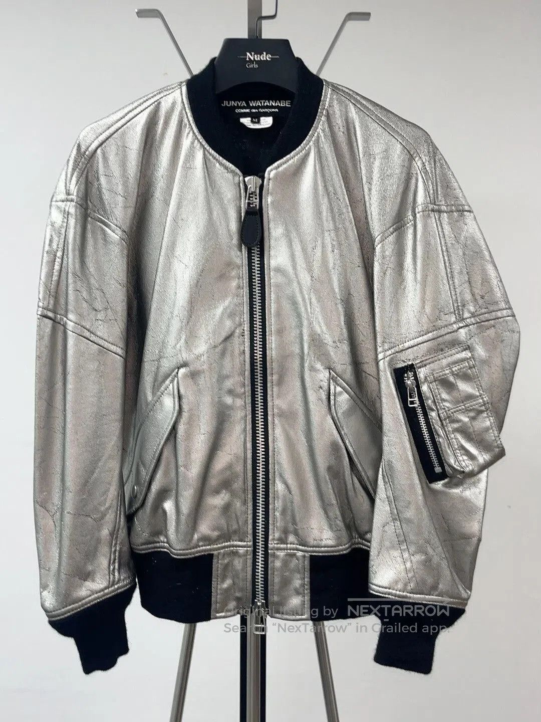 Junya Watanabe silver bomber jacket by junya watanabe. Size US M / EU 48-50 / 2 - 1 Thumbnail