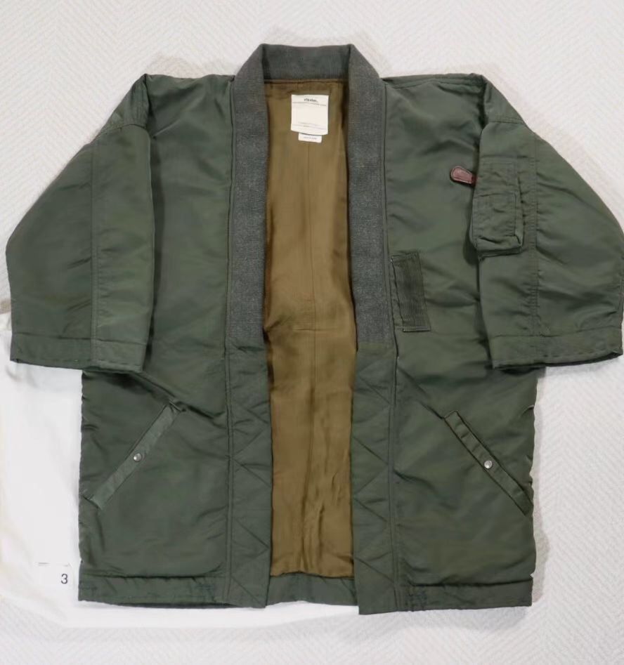 Visvim Visvim 18ss Sanjuro Kimono Jkt Taoist robe mud dyed jacket | Grailed