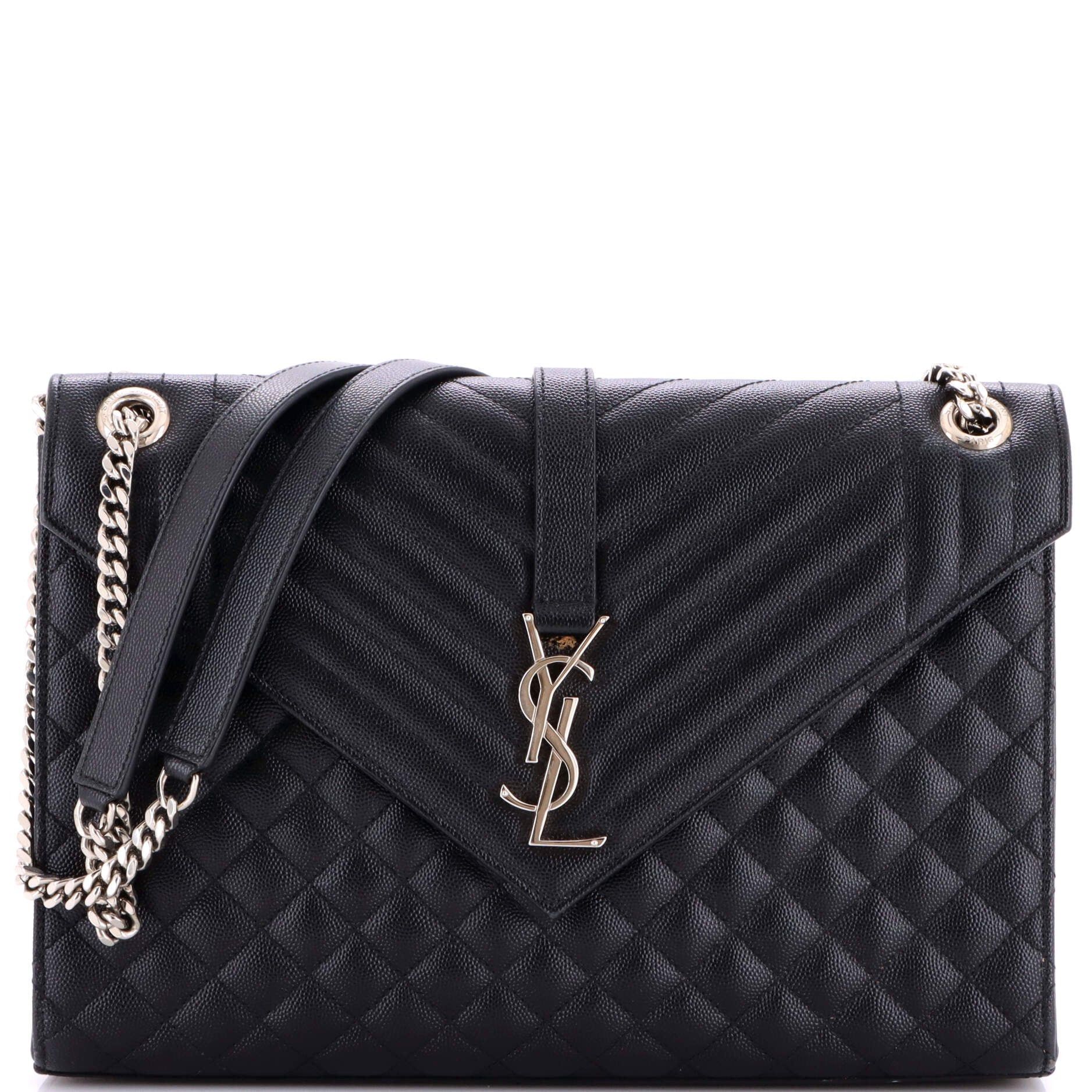 Saint Laurent Paris Classic Monogram Envelope Satchel Size ONE SIZE - 1 Thumbnail