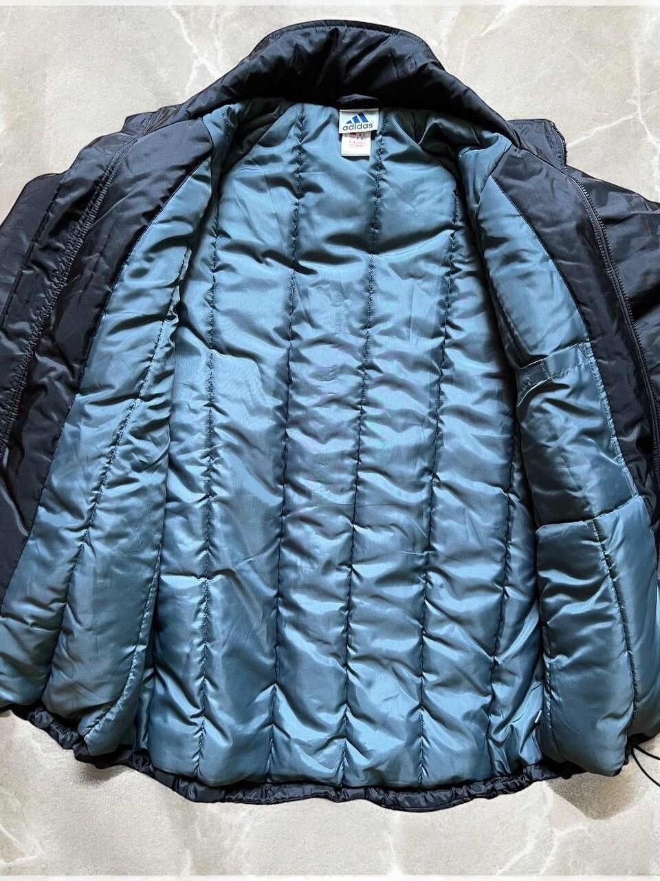 Adidas × Vintage ADIDAS Big Logo Vintage Puffer Down jacket 90s y2k winter Size US XL / EU 56 / 4 - 4 Thumbnail