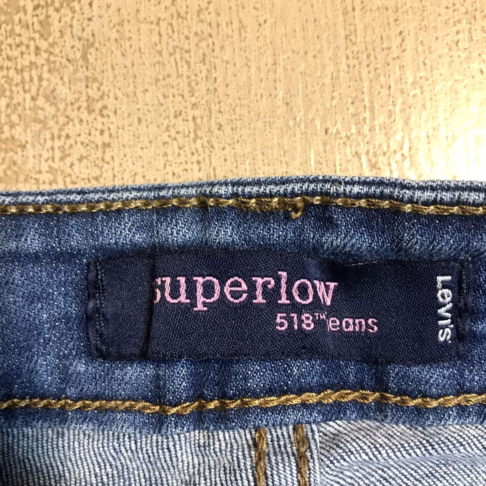 Levi's VINTAGE Levi's 518 Bootcut Jeans Womens Tag 9 x 27.5 Inseam Raw Hem Western Cowgirl Jeans 80s 90s USA Cowboy Rodeo Mens? Girls? Size 30" / US 8 / IT 44 - 5 Thumbnail