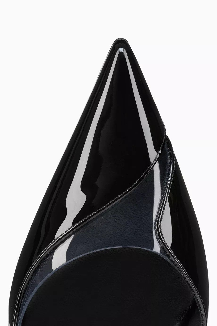 Christian Louboutin o1bcso1str0825 Posticha 80 Slingback Pumps in Black Size US 10 / IT 40 - 4 Thumbnail
