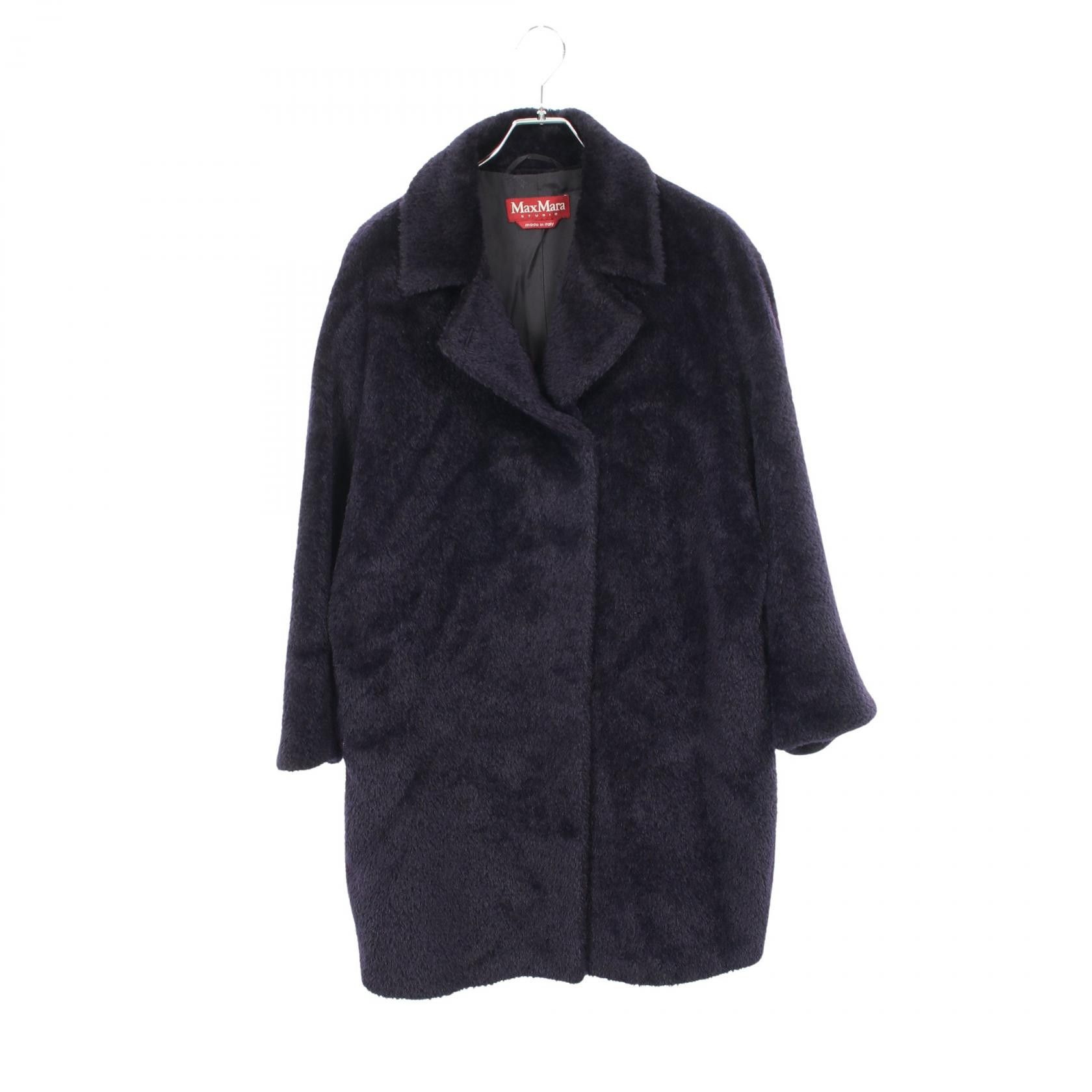 Max Mara Max Mara Max Mara Studio Wool Alpaca Coat Textile Outerwear 601608936 DUTY FREE for USA Size ONE SIZE - 1 Thumbnail