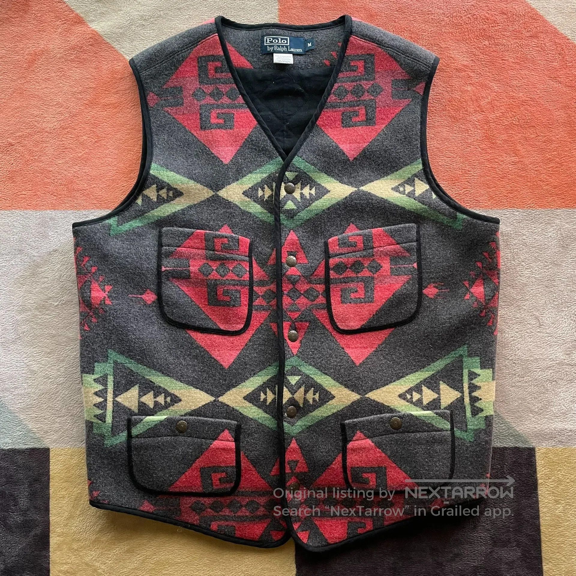 RRL Ralph Lauren Ralph Lauren Southwest Style Vest. Size US M / EU 48-50 / 2 - 1 Thumbnail
