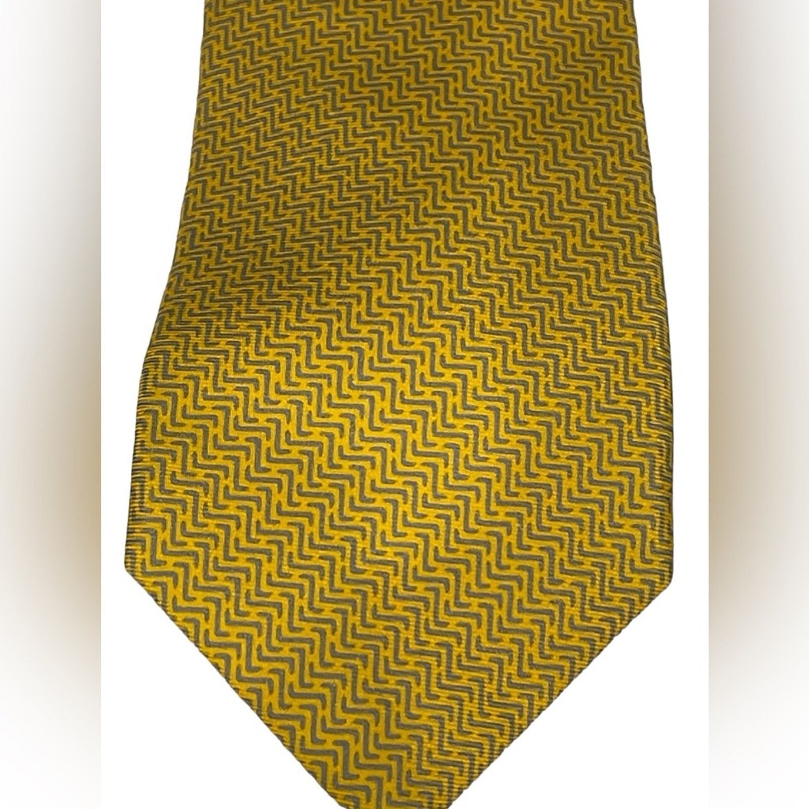 Hermes Hermès 6258 silk tie made in france Size ONE SIZE - 3 Thumbnail