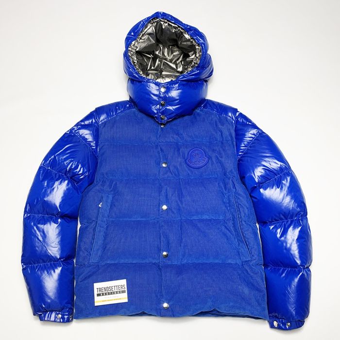 Moncler Moncler soustons mens down jacket size 3 M/L large blue