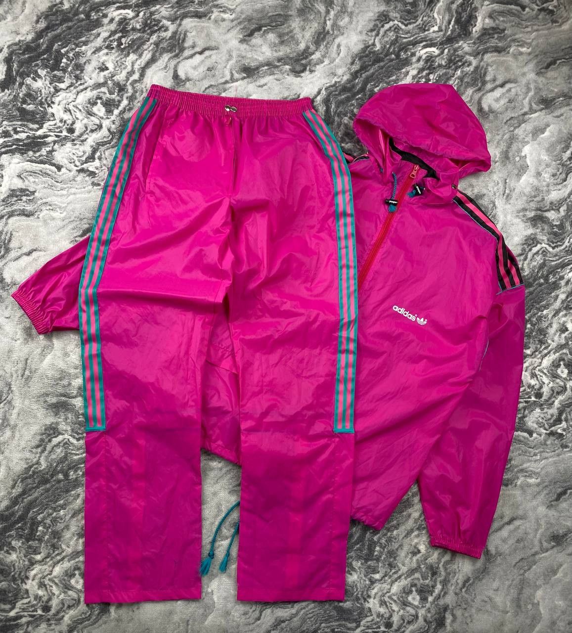 Adidas Vintage Adidas Ventex Nylon Track Suit Size US L / EU 52-54 / 3 - 1 Thumbnail