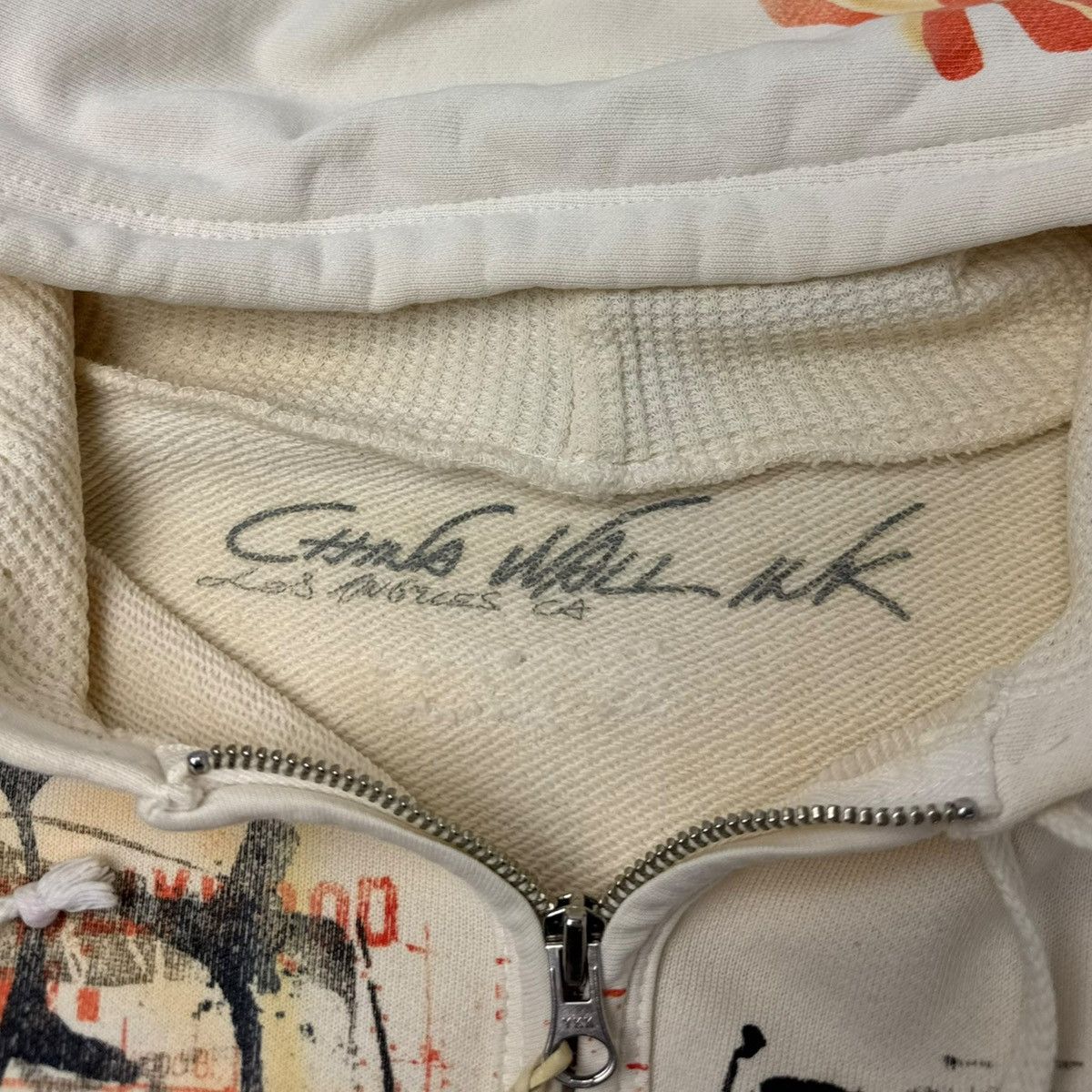 The Great China Wall Y2K The Great China Wall ‘Graffiti Land??’ Zip Hoodie Size US M / EU 48-50 / 2 - 8 Thumbnail