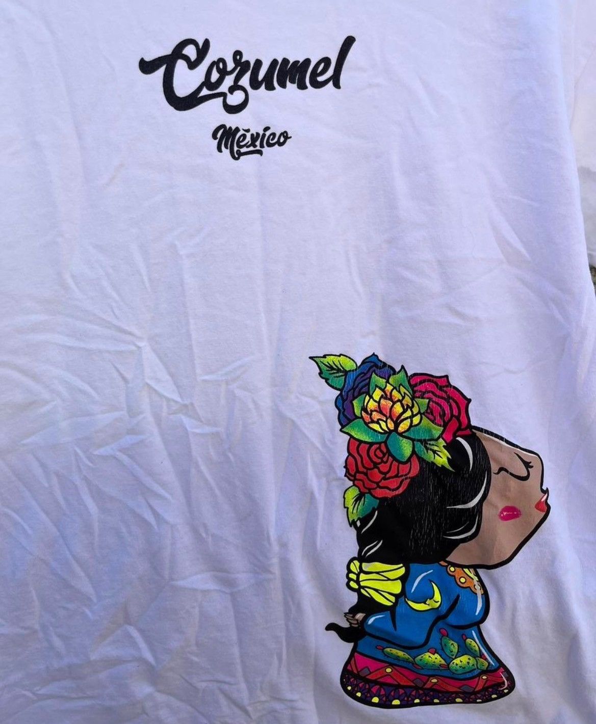 Other Cozumel Mexico Souvenir T-Shirt Folk Art Style Graphic L Size US L / EU 52-54 / 3 - 4 Thumbnail